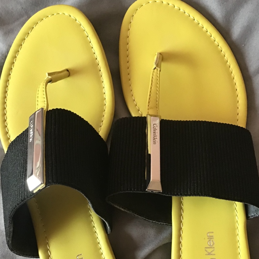 Calvin Klein thong sandals